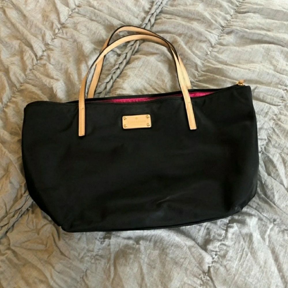Kate Spade black tote bag